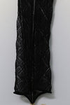 RUI hollow knitted half skirt RSS23KN13 ONYX black